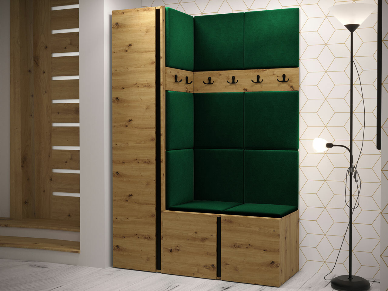 Priekšnama komplekts Hartford 471 (Artisan ozols)