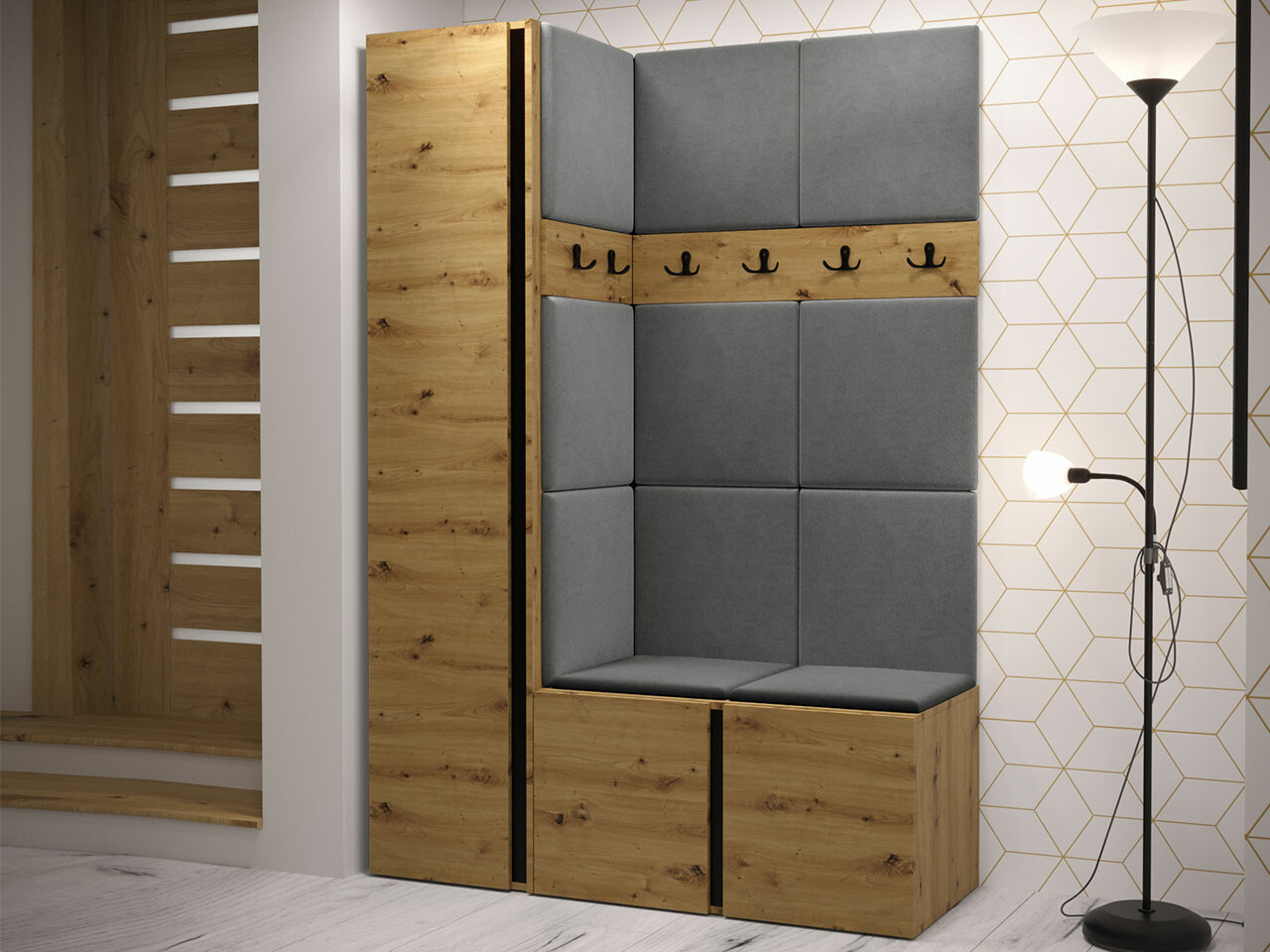 Priekšnama komplekts Hartford 471 (Artisan ozols)