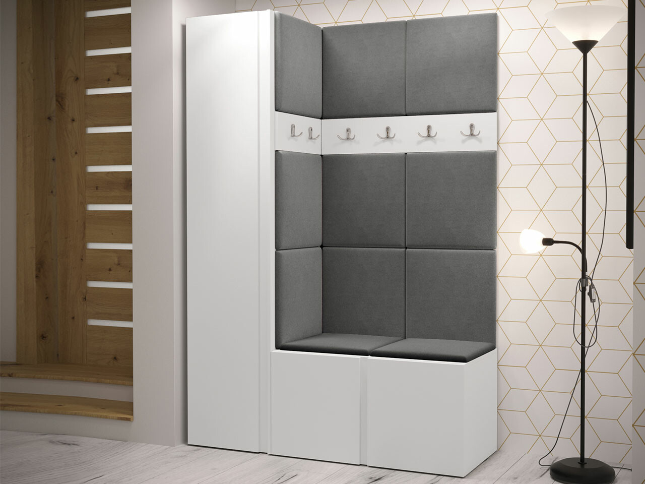 Priekšnama komplekts Hartford 471 (Balts)