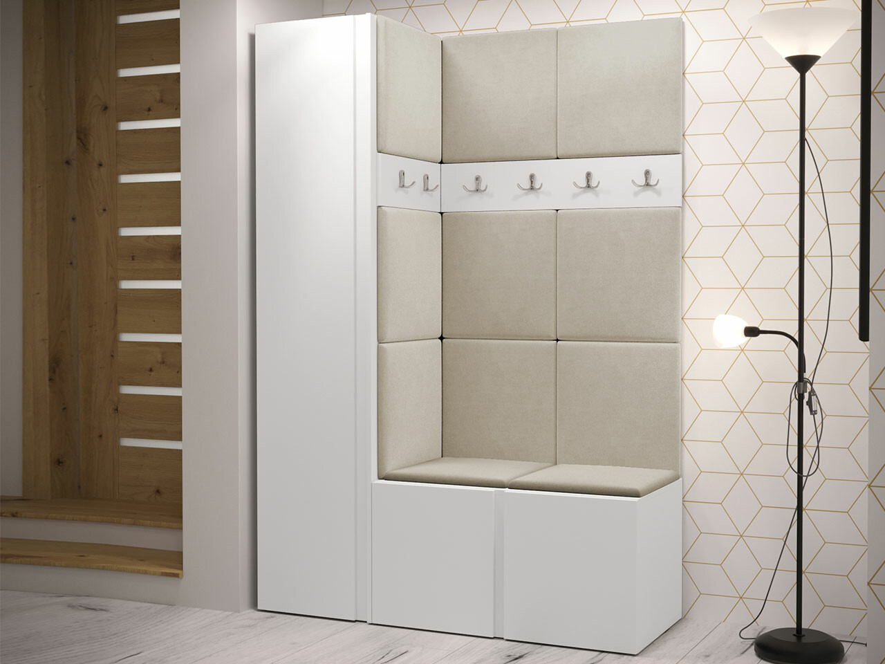 Priekšnama komplekts Hartford 471 (Balts)