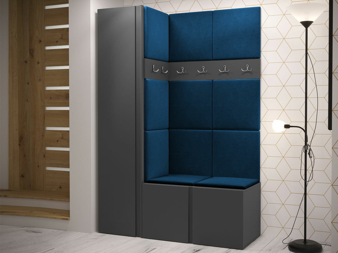 Priekšnama komplekts Hartford 471 (Grafīts)