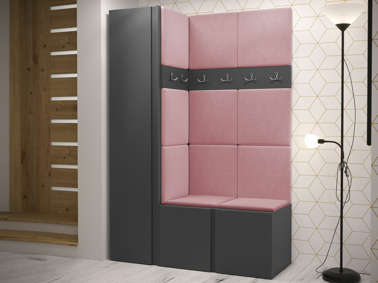 Priekšnama komplekts Hartford 471 (Grafīts)