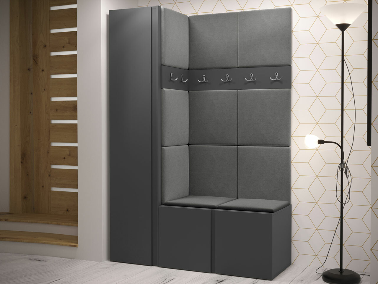 Priekšnama komplekts Hartford 471 (Grafīts)