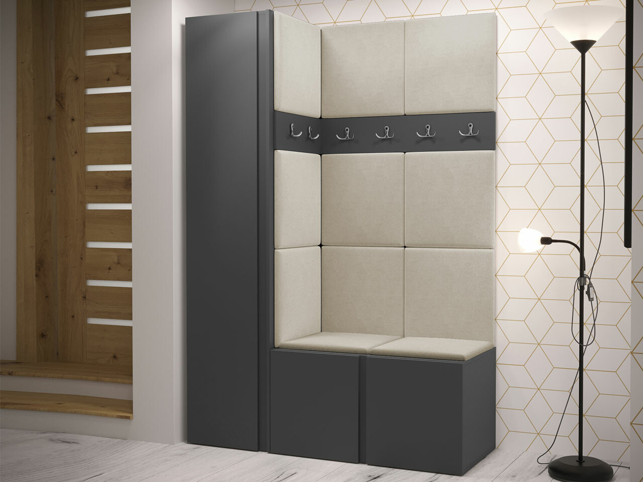 Priekšnama komplekts Hartford 471 (Grafīts)