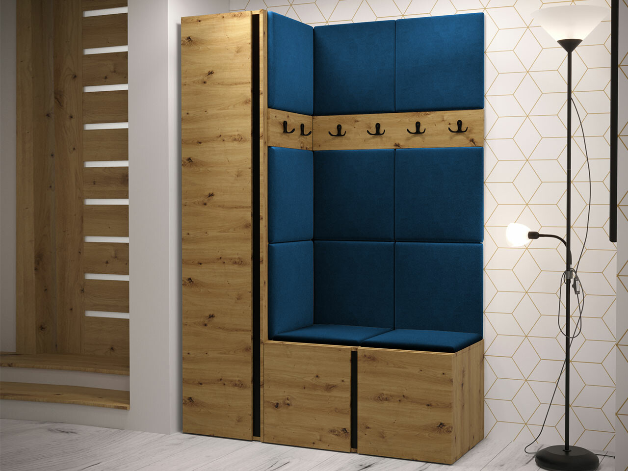 Прихожая Hartford 471 (Artisan дуб)