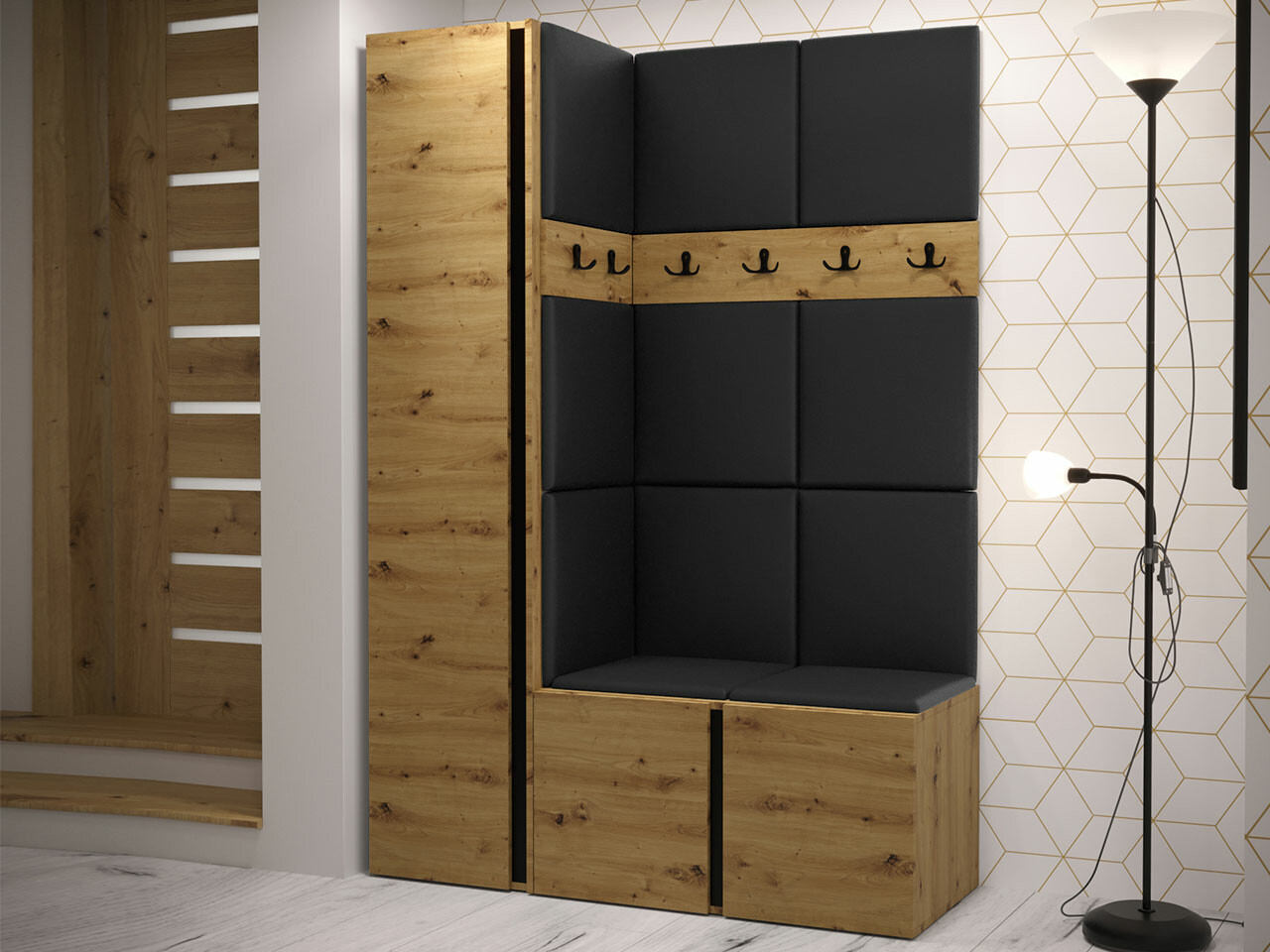 Прихожая Hartford 471 (Artisan дуб)