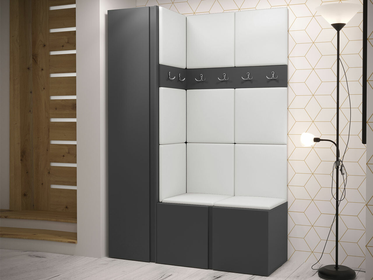 Прихожая Hartford 471 (Графит)