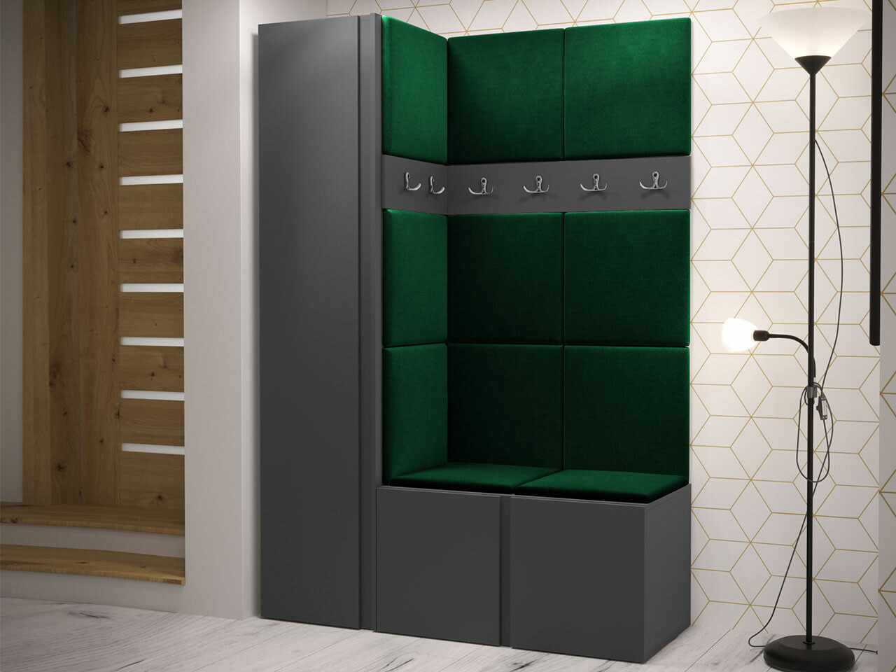 Прихожая Hartford 471 (Графит)