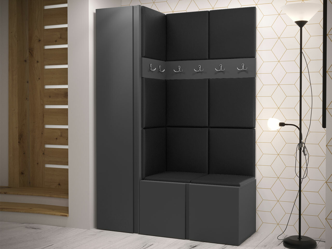 Прихожая Hartford 471 (Графит)