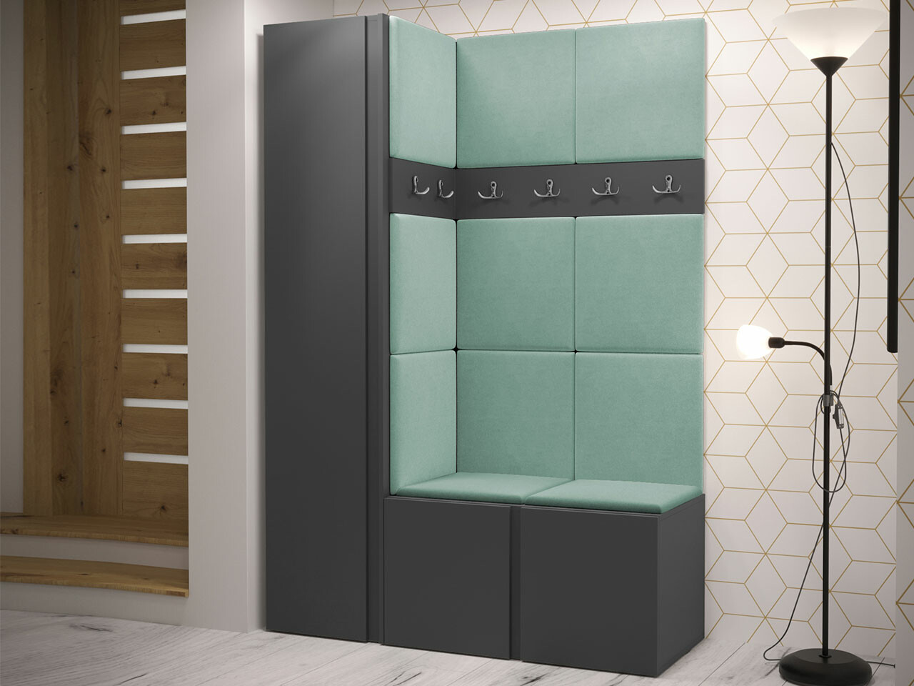 Прихожая Hartford 471 (Графит)