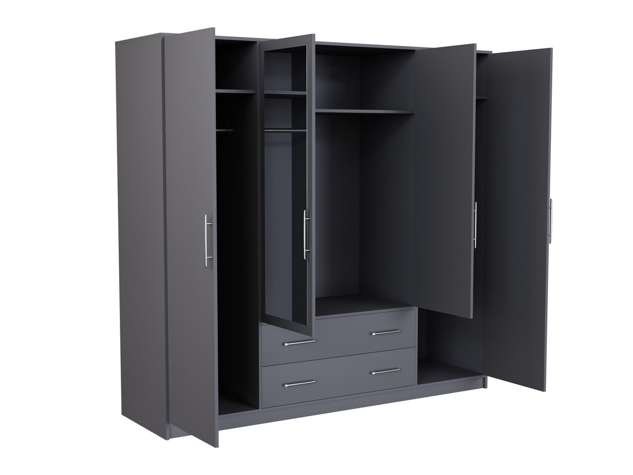 Skapis Cavmero 101 (Antracīts)