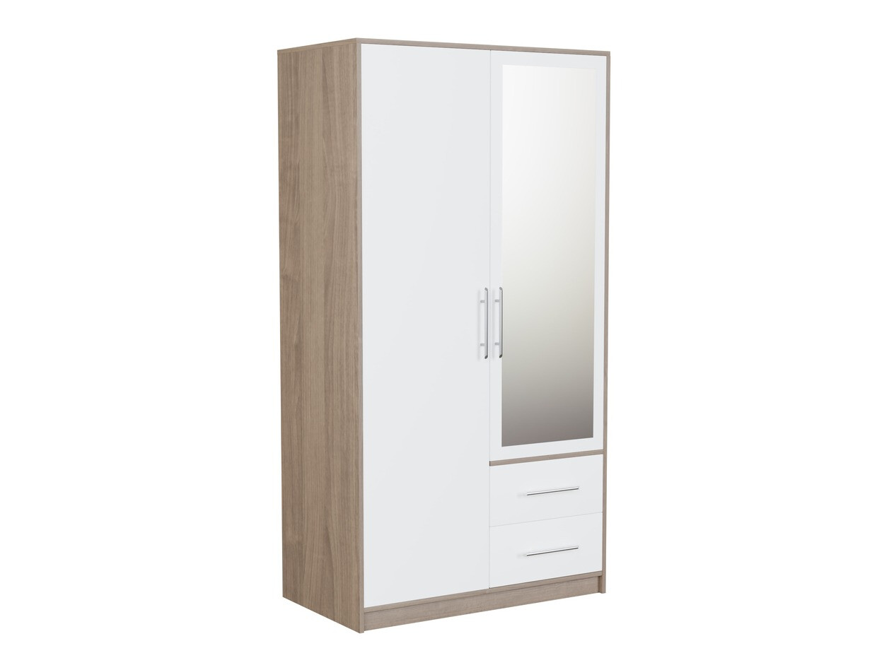 Skapis Cavmero 104 (Sonomas ozols + Balts)