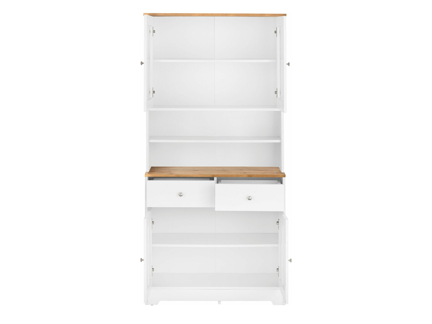 Стеллаж Denton 892 (Белый + Дуб)