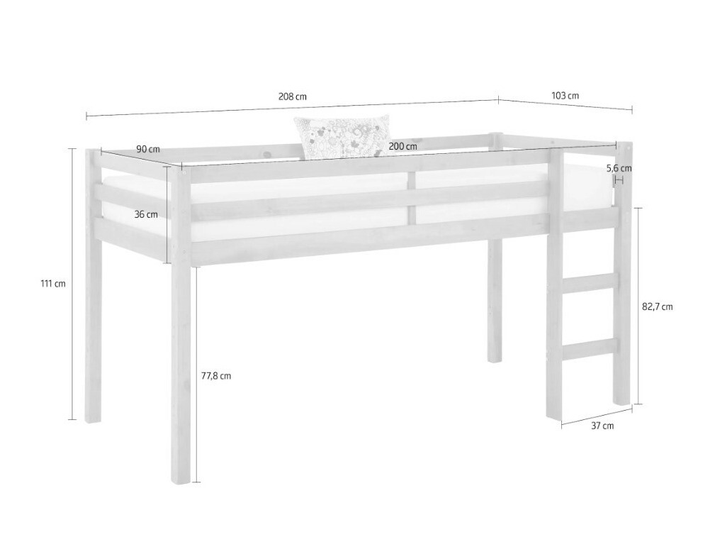 Augsta gulta Ruvfiva 101 (Pelēks)