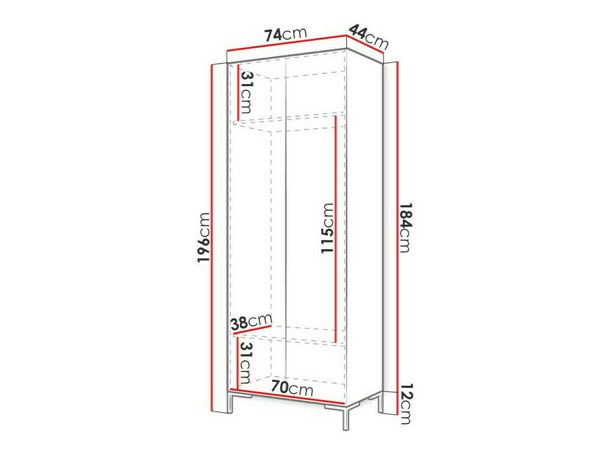 Skapis Tivsoa 110 (Melns + Zelta)