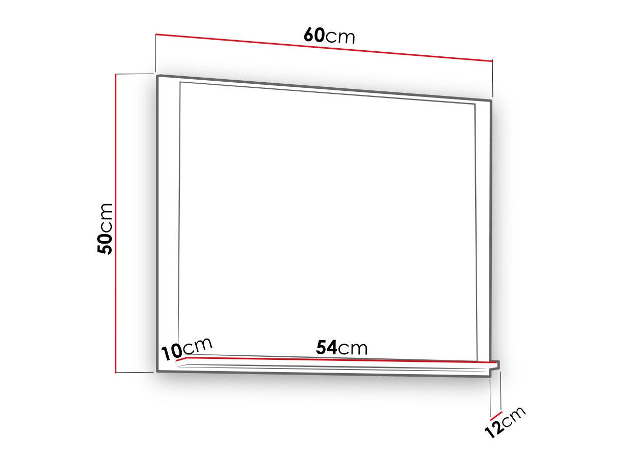 Зеркало в ванной Baltesi 119 (Artisan дуб)