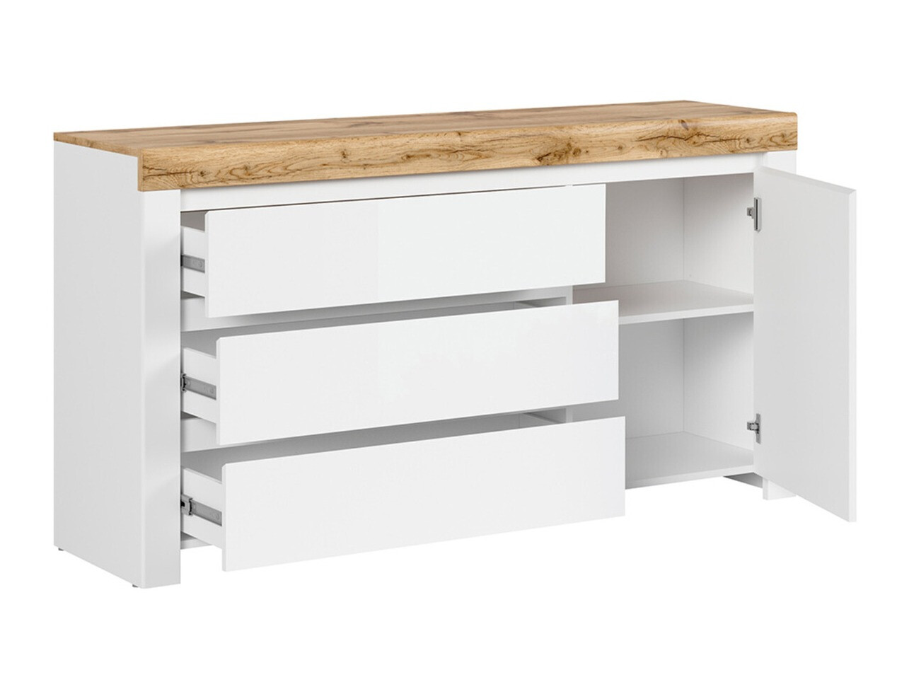 Kumode Sonsoru 100 (Balts + Glancēts balts + Votan ozols)