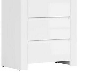 Plaukts Sonsoru 106 (Balts + Glancēts balts + Ozols)