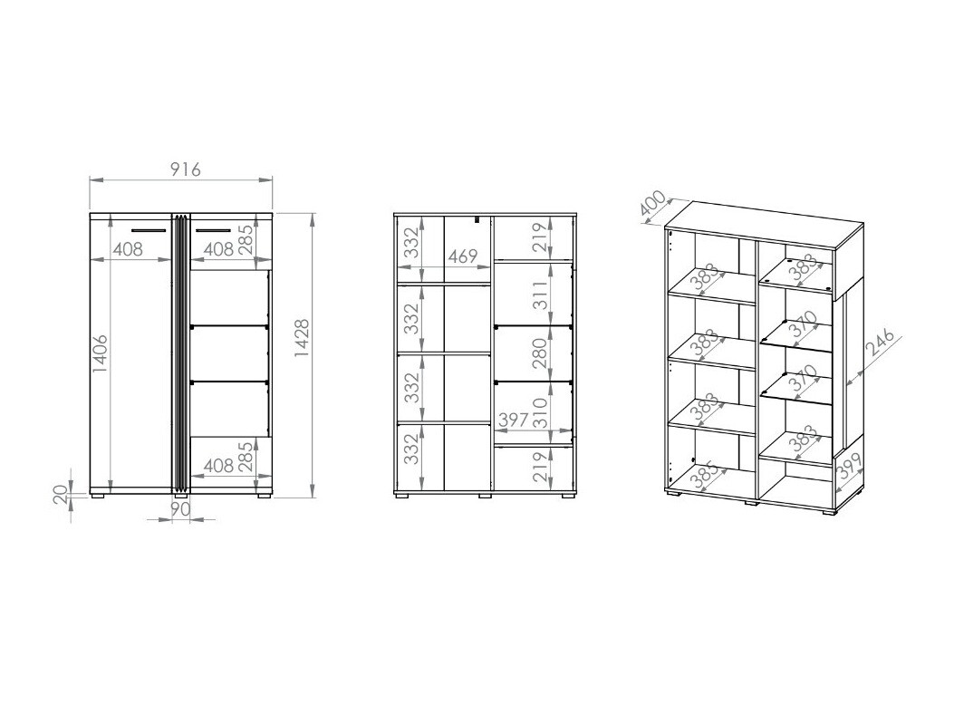 Стеллаж Venleva 102