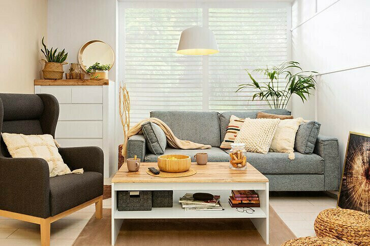 Žurnālu galdiņš Sonsoru 122 (Balts + Votan ozols)