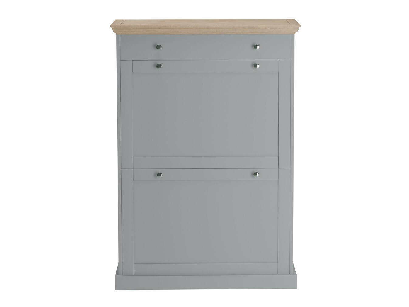 Kurpju kaste Lirveri 105 (Pelēks + Gaišs ozols)