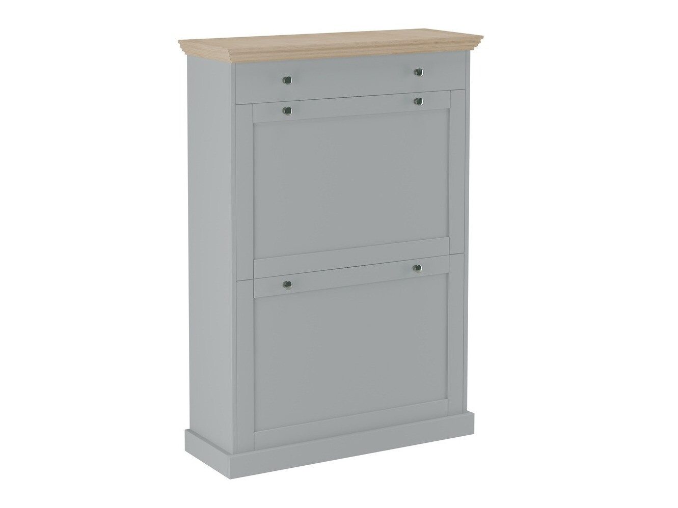 Тумба для обуви Lirveri 105 (Серый + Светлый дуб)