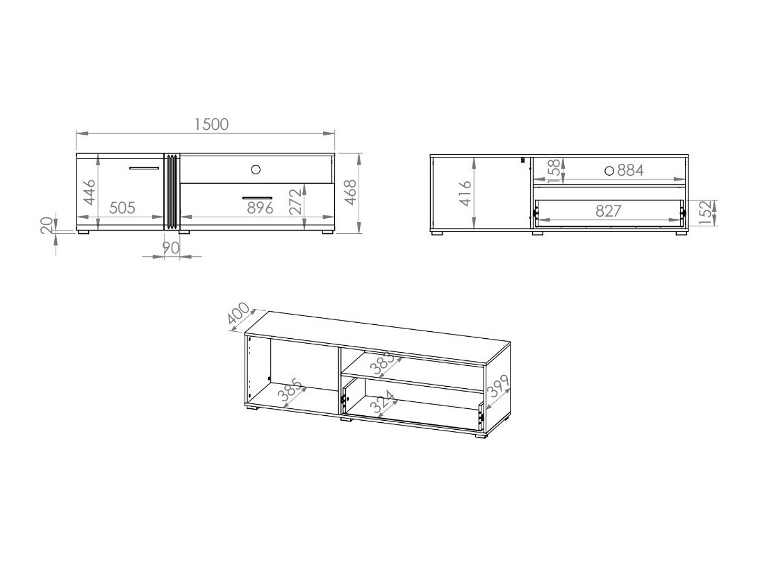 ТВ тумба Venleva 105