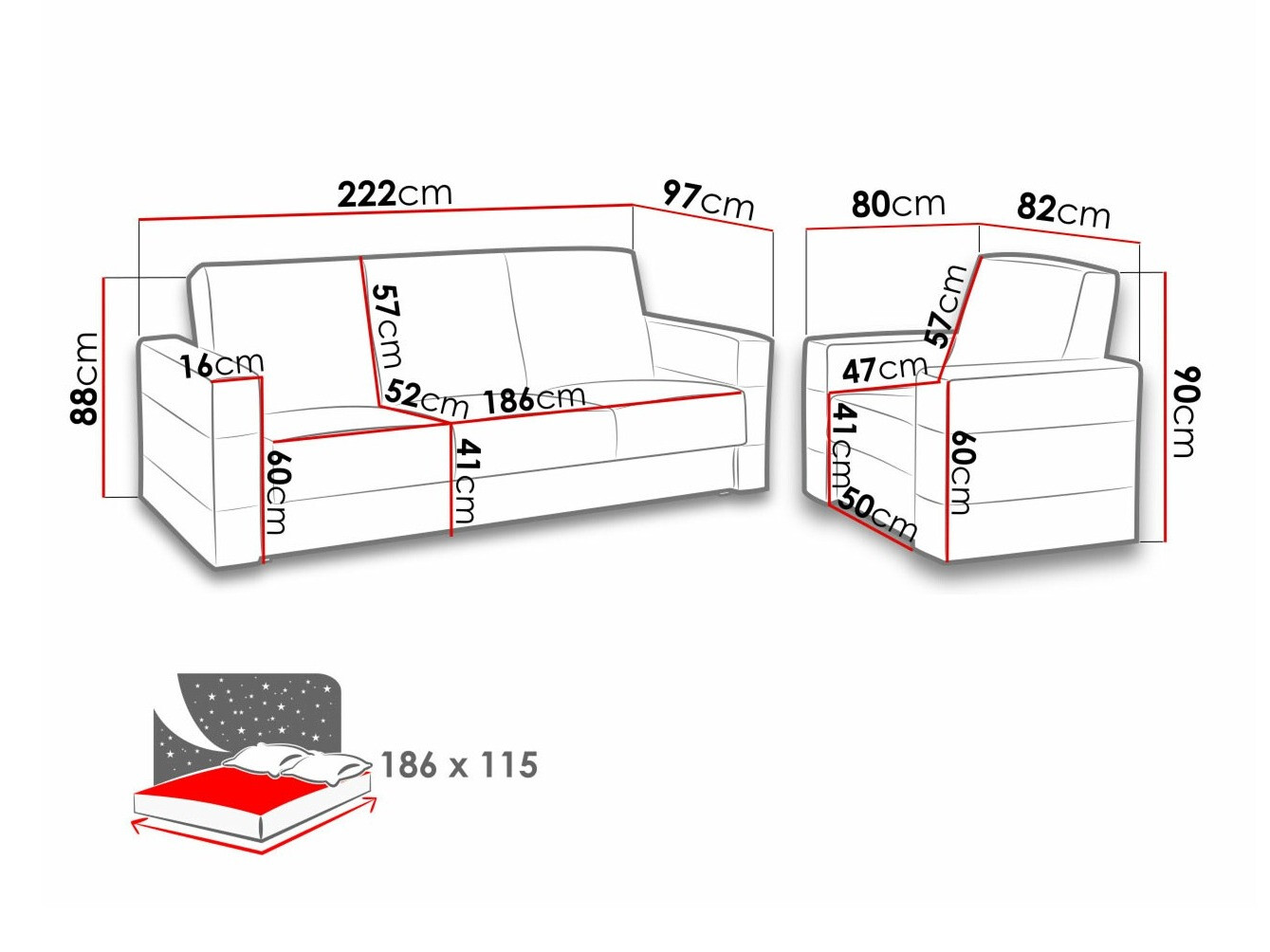 Mīksto mēbeļu komplekts Providence 171 (Soft 011 + Lux 05)