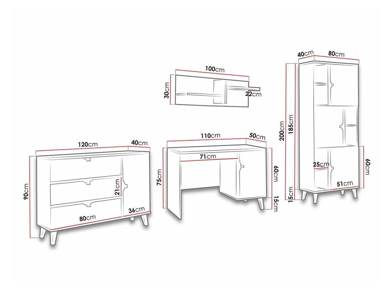 Набор для детской комнаты Etrmoru 123