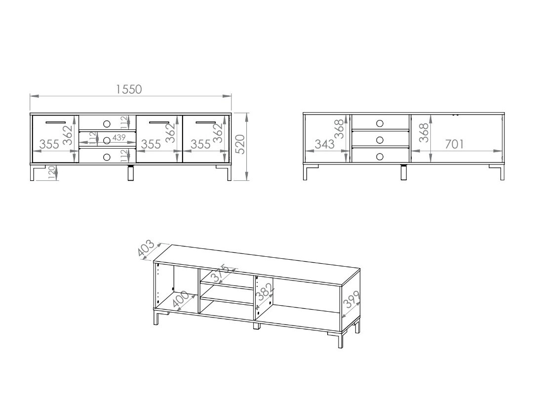 TV galds Larnolo 117