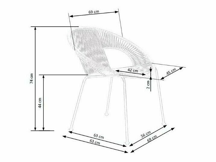 Dārza krēsls Houston 446