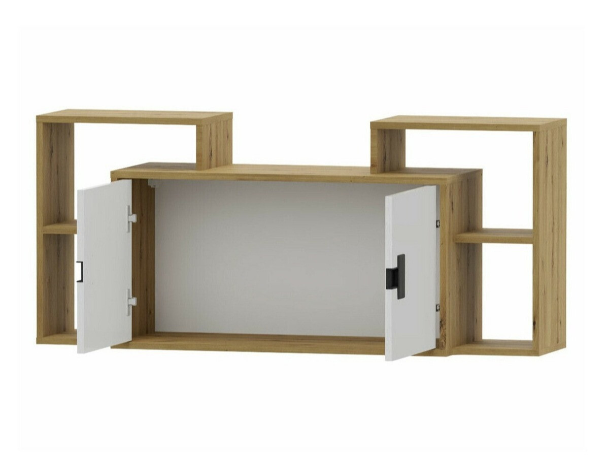 Piekarams skapītis Florevi 107 (Matēts balts + Artisan ozols)