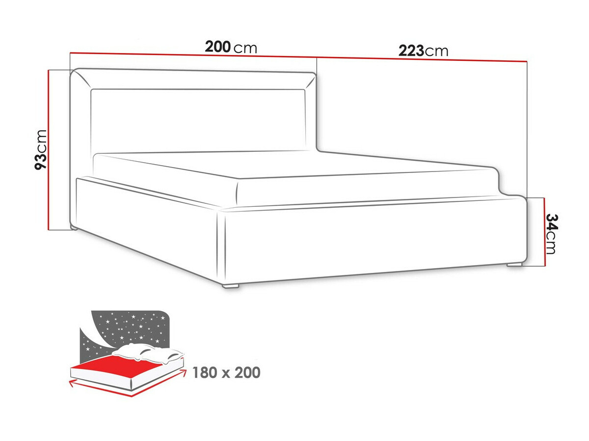 Кровать Pomona 101 (Malmo 13 376)