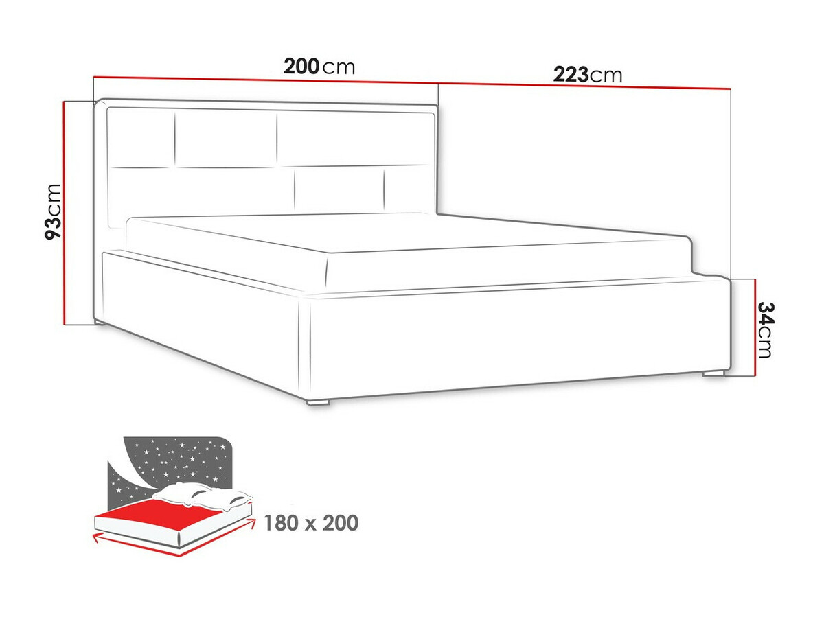 Кровать Pomona 104 (Victoria 14 853)