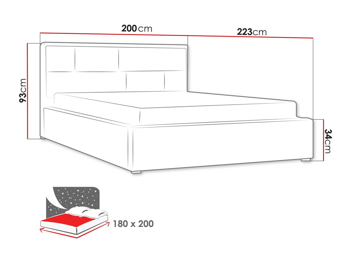 Кровать Pomona 104 (Victoria 14 867)