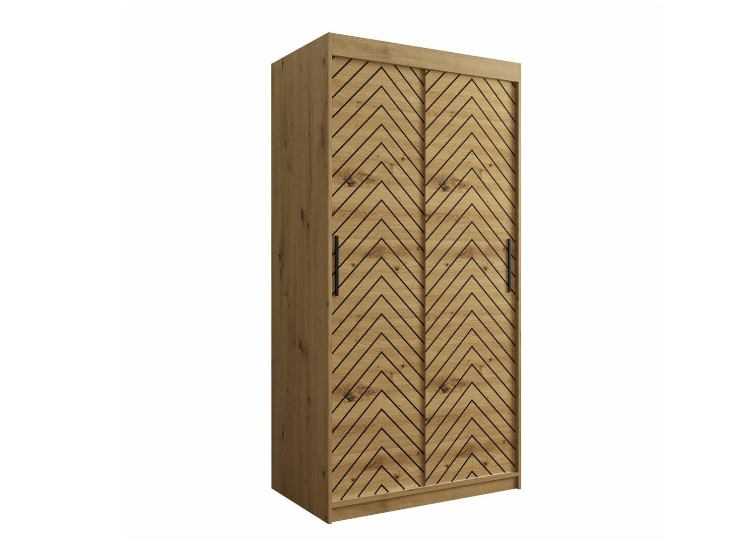 Шкаф Hartford 306 (Artisan дуб + Чёрный)