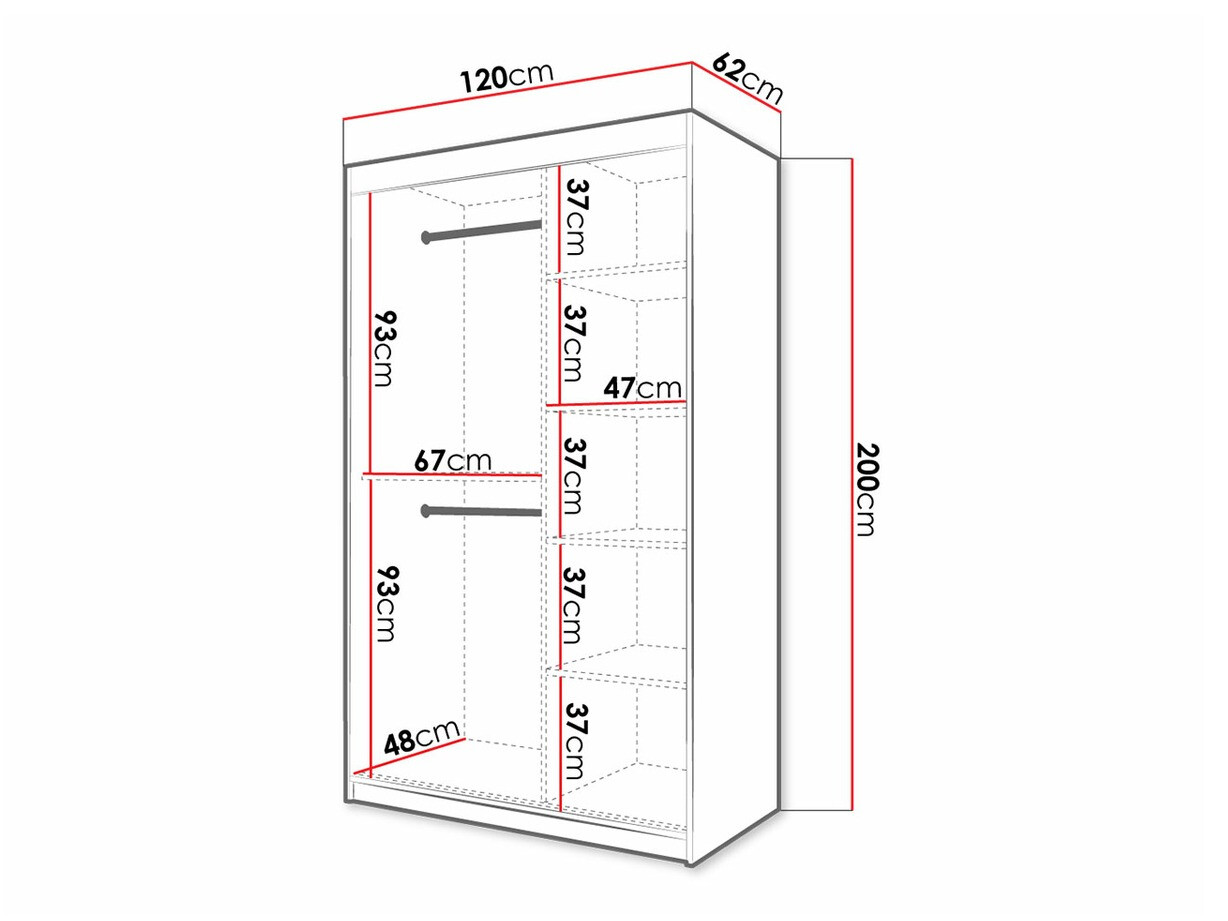 Шкаф Hartford 309 (Artisan дуб + Чёрный)