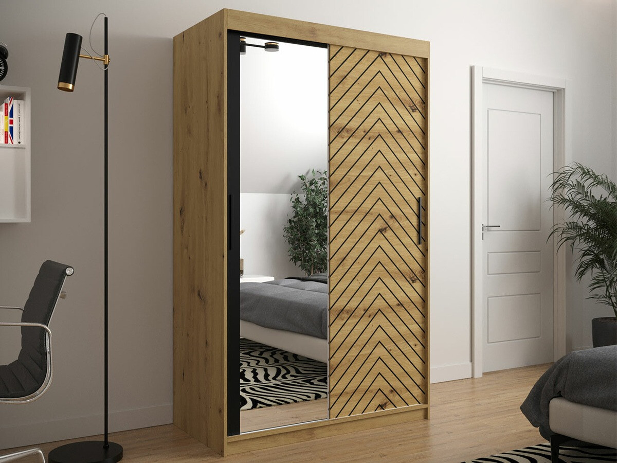 Шкаф Hartford 309 (Artisan дуб + Чёрный)