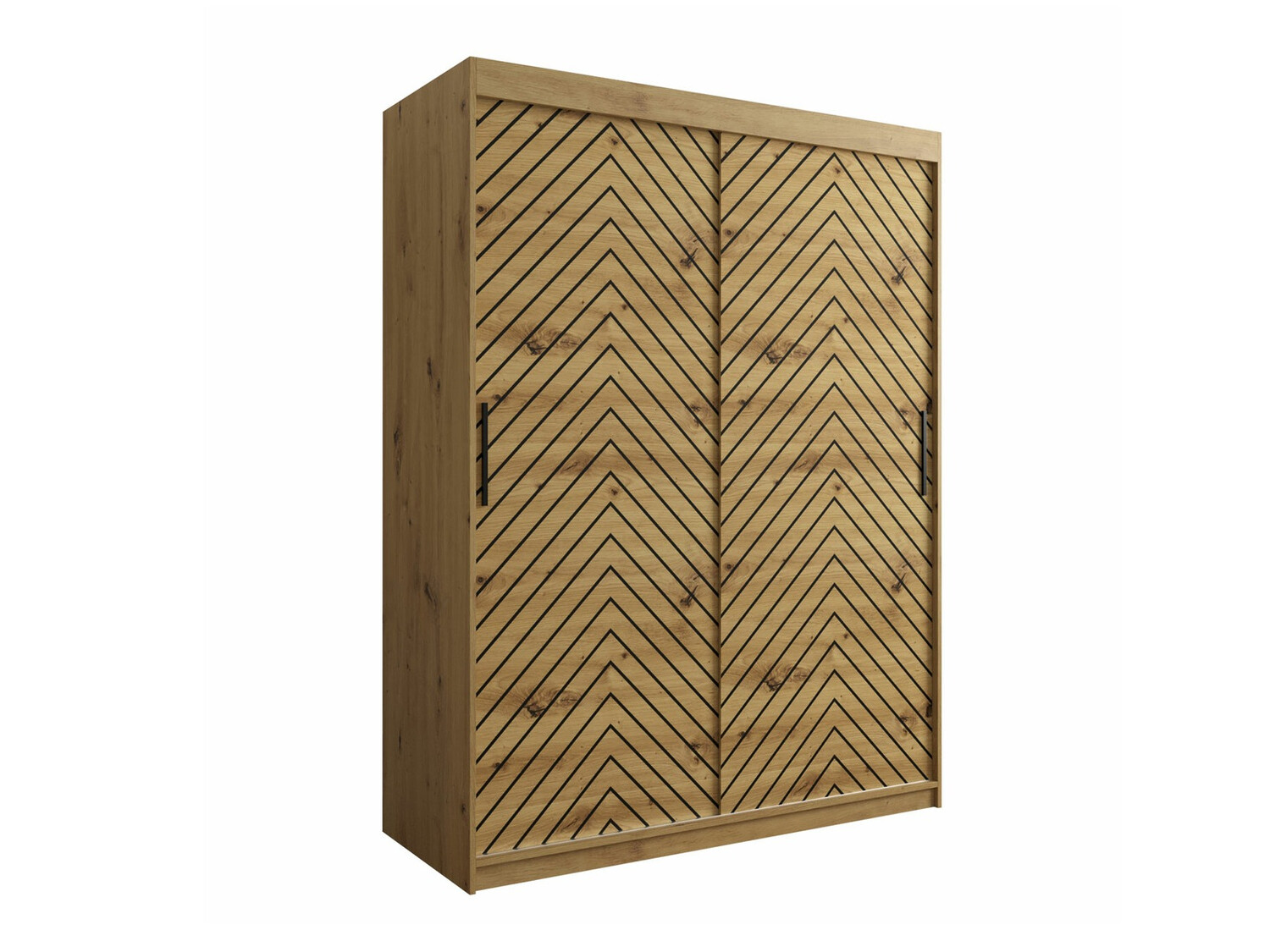 Шкаф Hartford 310 (Artisan дуб + Чёрный)