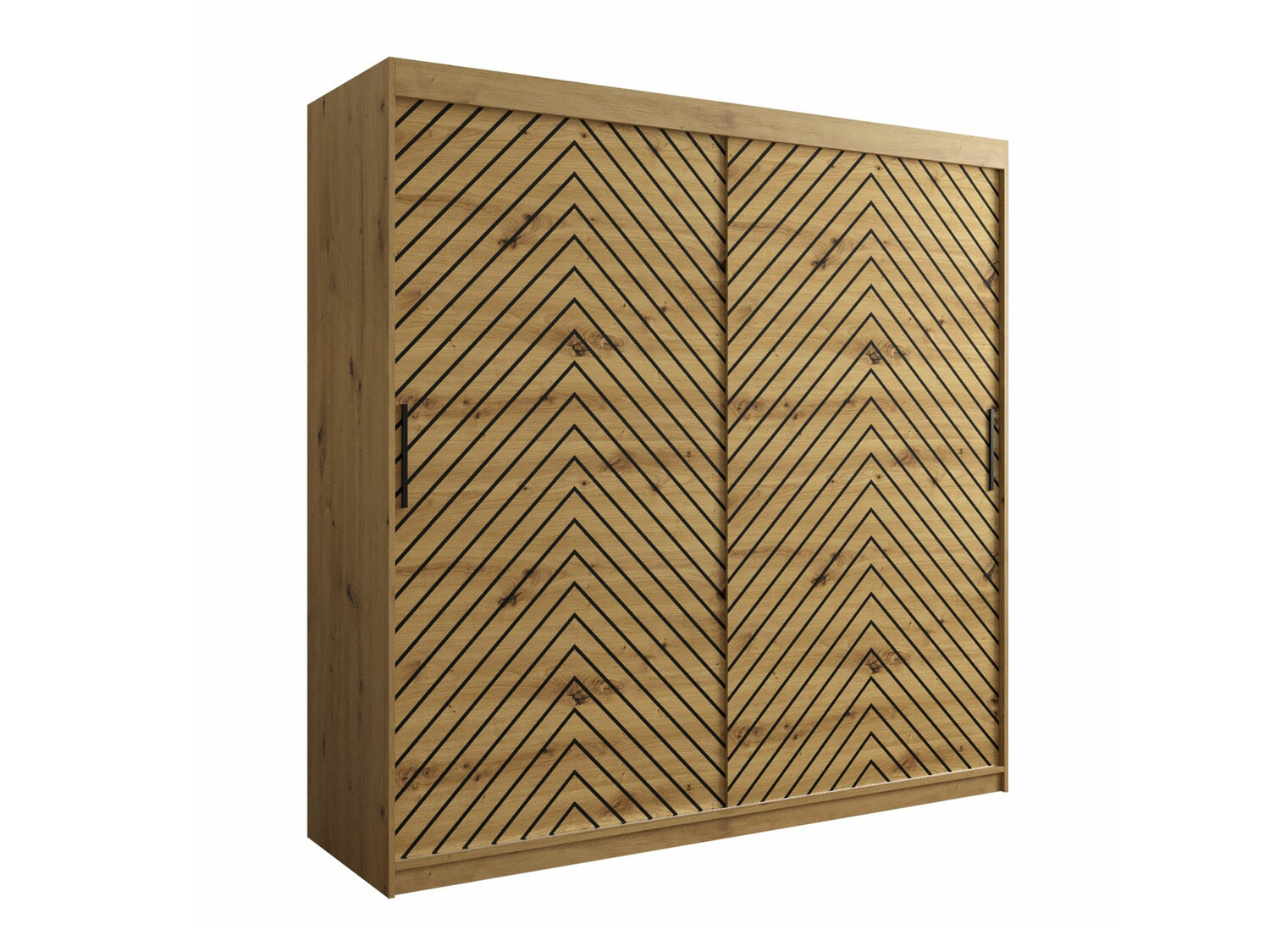 Шкаф Hartford 314 (Artisan дуб + Чёрный)