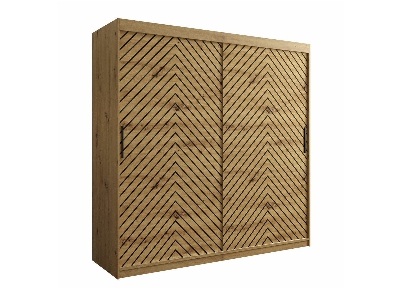 Шкаф Hartford 314 (Artisan дуб + Чёрный)