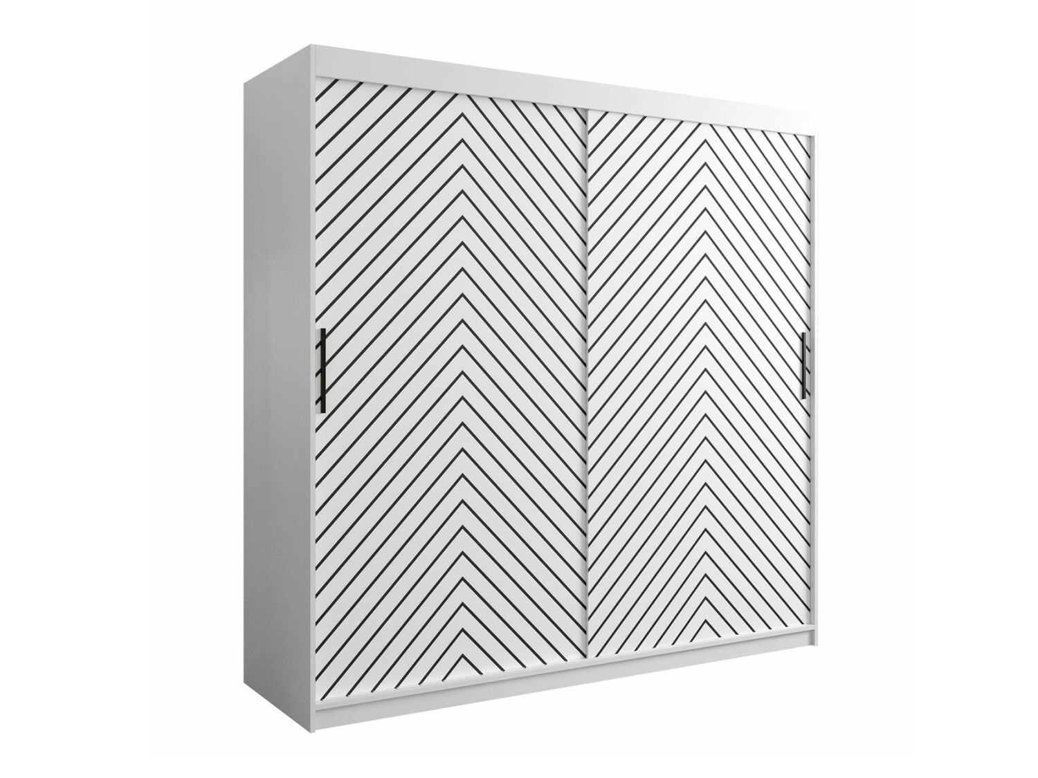 Шкаф Hartford 314 (Белый + Чёрный)