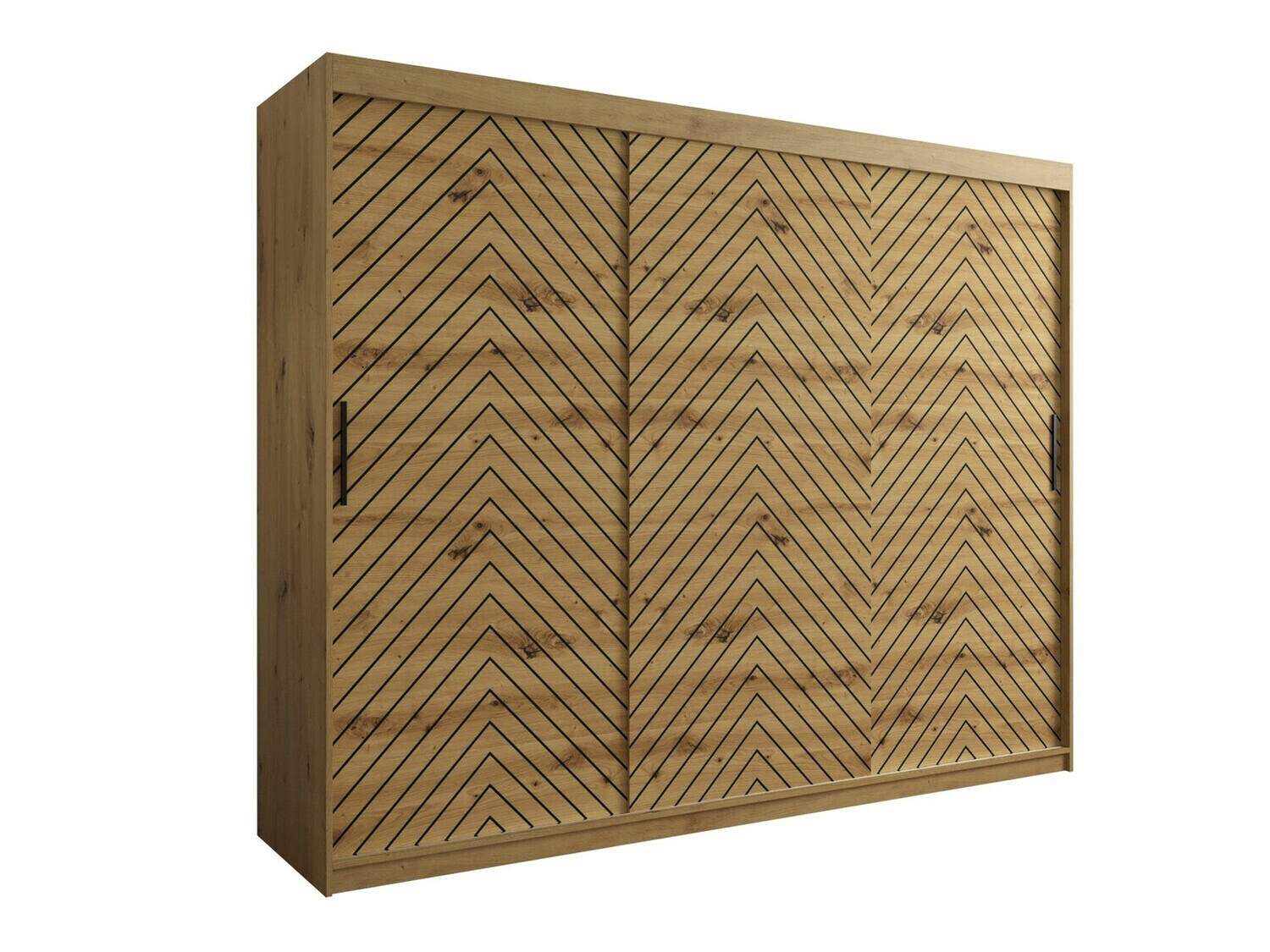 Шкаф Hartford 316 (Artisan дуб + Чёрный)