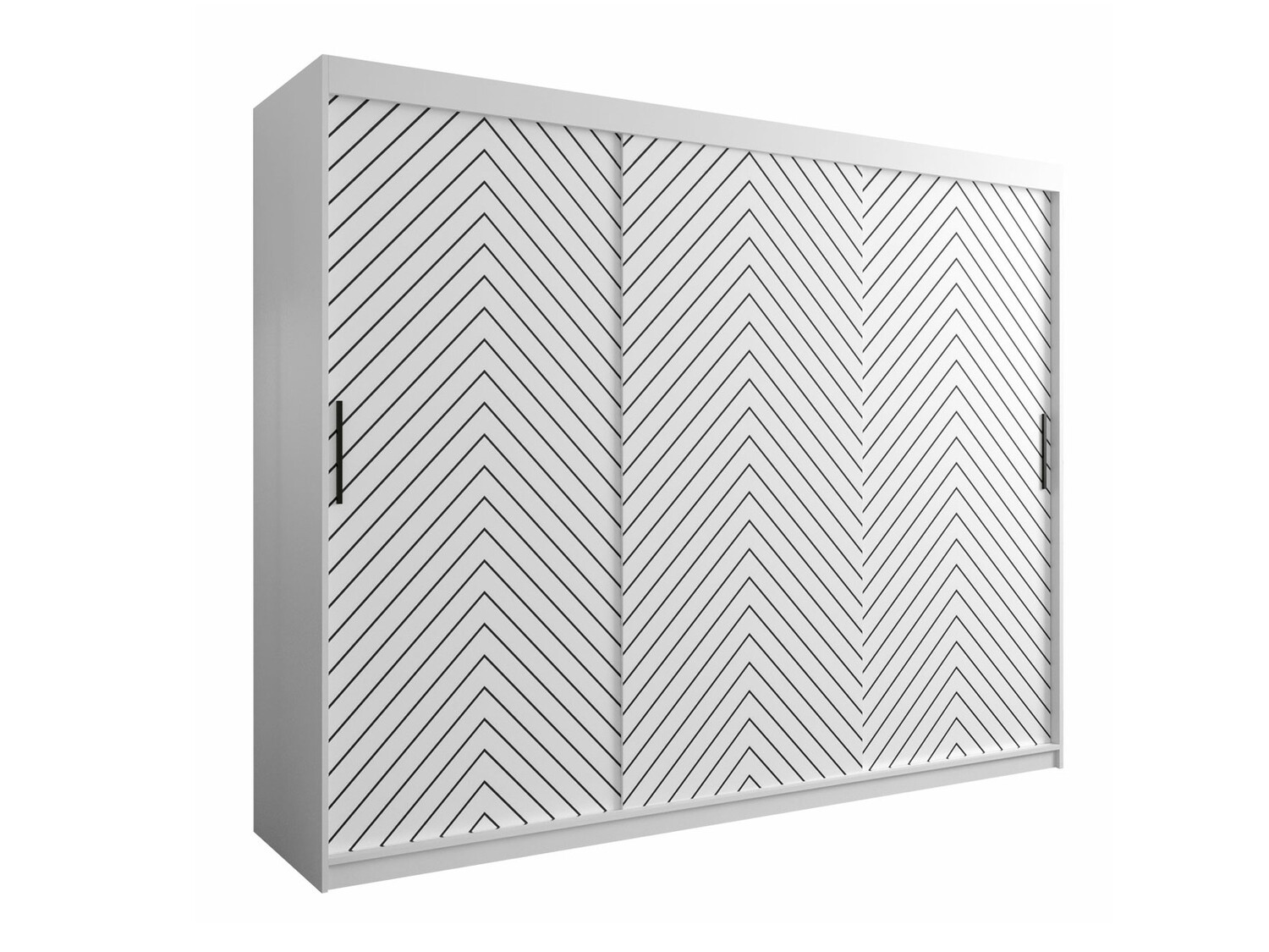 Шкаф Hartford 316 (Белый + Чёрный)