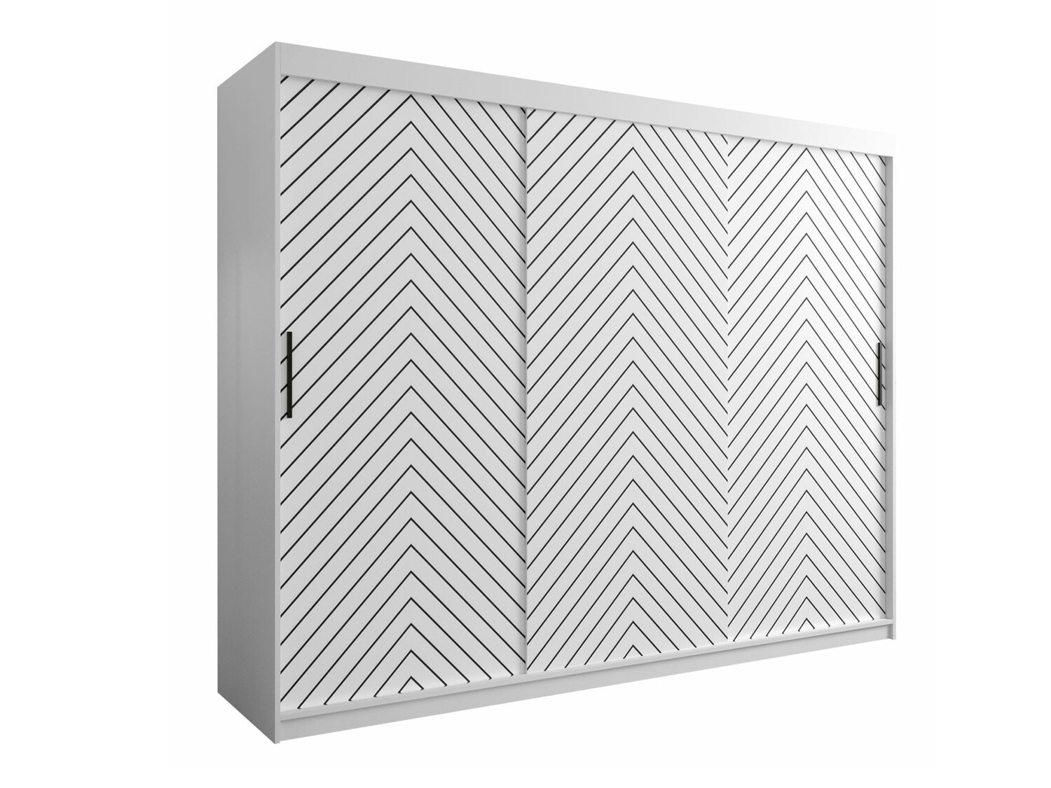 Шкаф Hartford 316 (Белый + Чёрный)