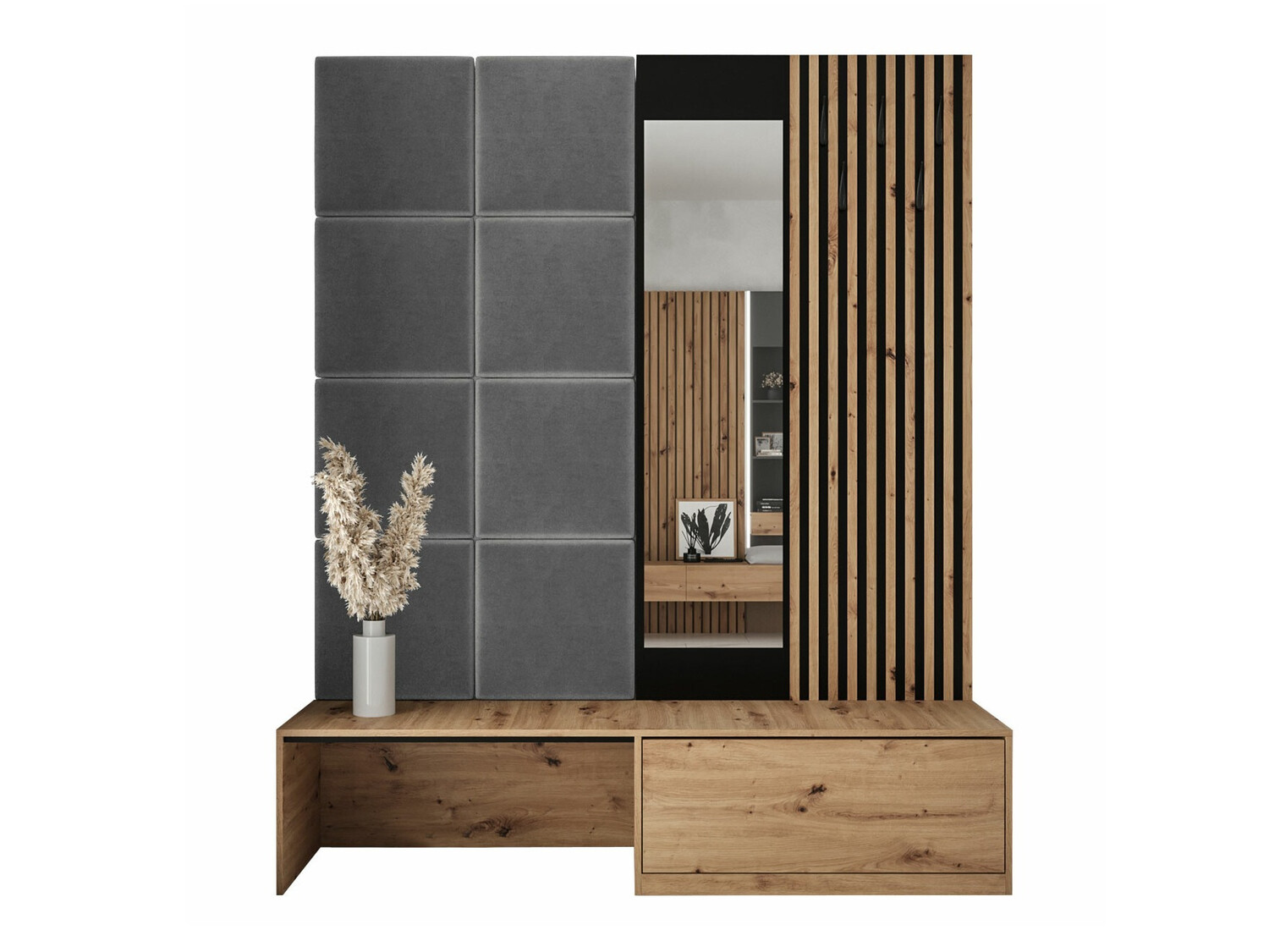 Priekšnama komplekts Hartford 322 (Artisan ozols + Manila 16)