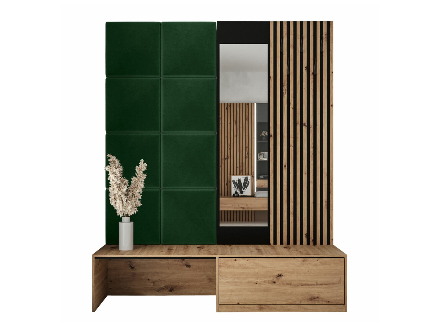 Priekšnama komplekts Hartford 322 (Artisan ozols + Manila 35)