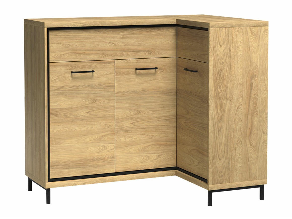 Stūra kumode Etrmoni 106 (Gaišs koks)