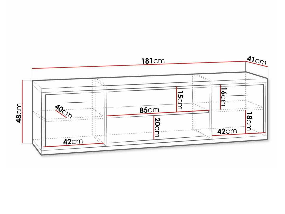 ТВ тумба Etrmoni 111 (Светлое дерево)