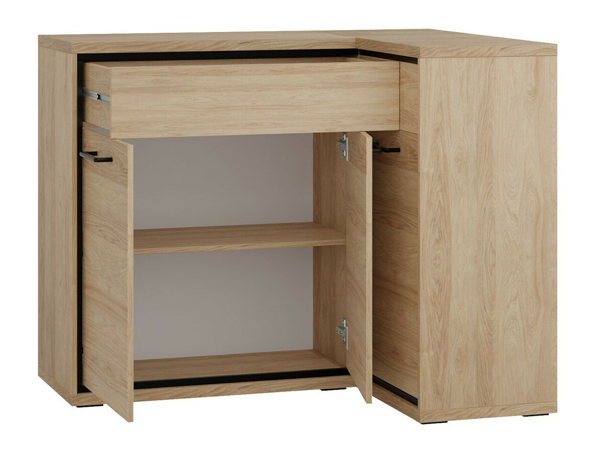 Угловой комод Etrmoni 106 (Светлое дерево + Дуб)